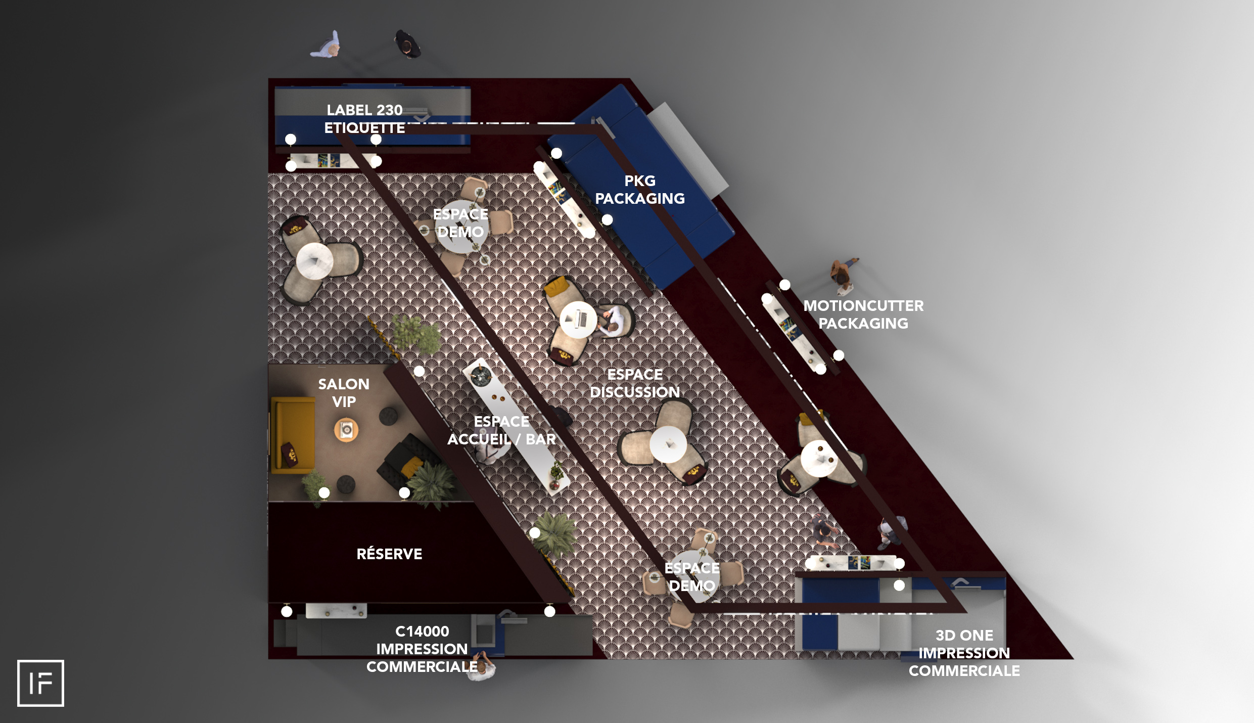 Implantation Stand sur mesure