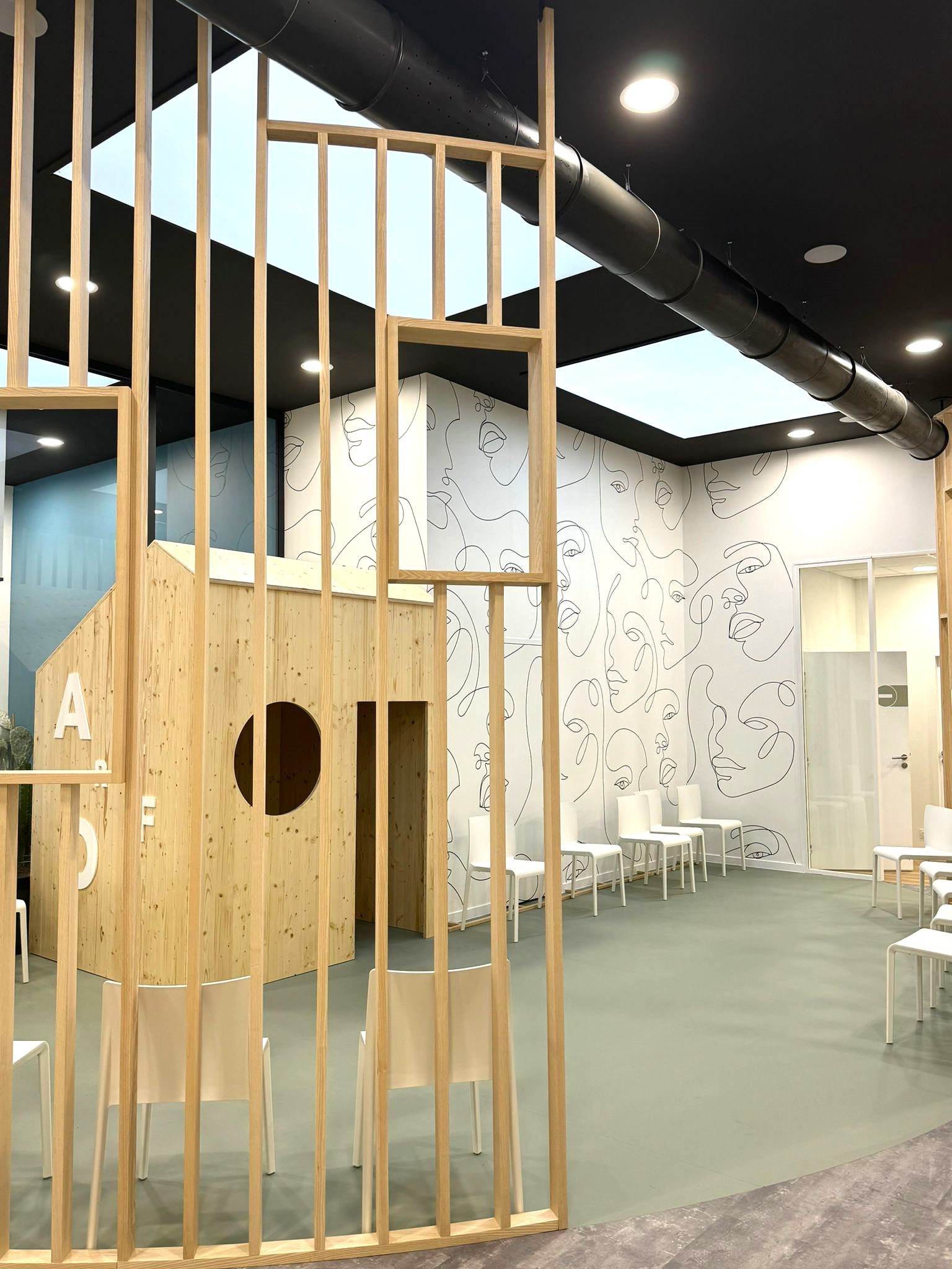 Salle d'attente Centre d'Ophtalmologie