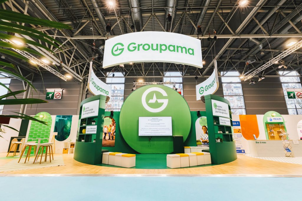 Stand Salon de l'agriculture vue de face