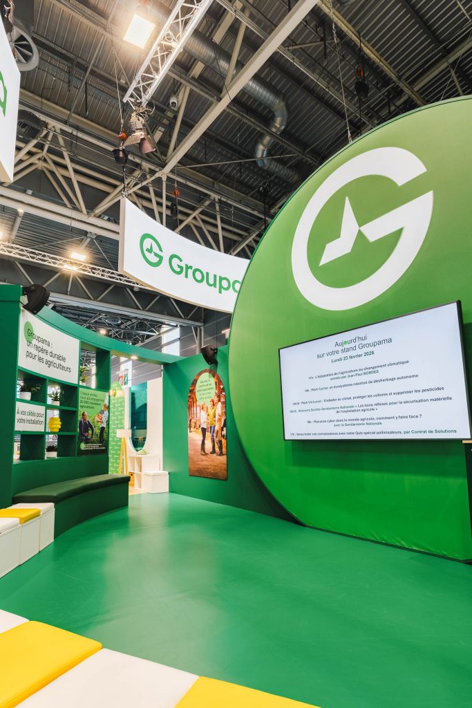Stand sur mesure salon de l'agriculture Agora 