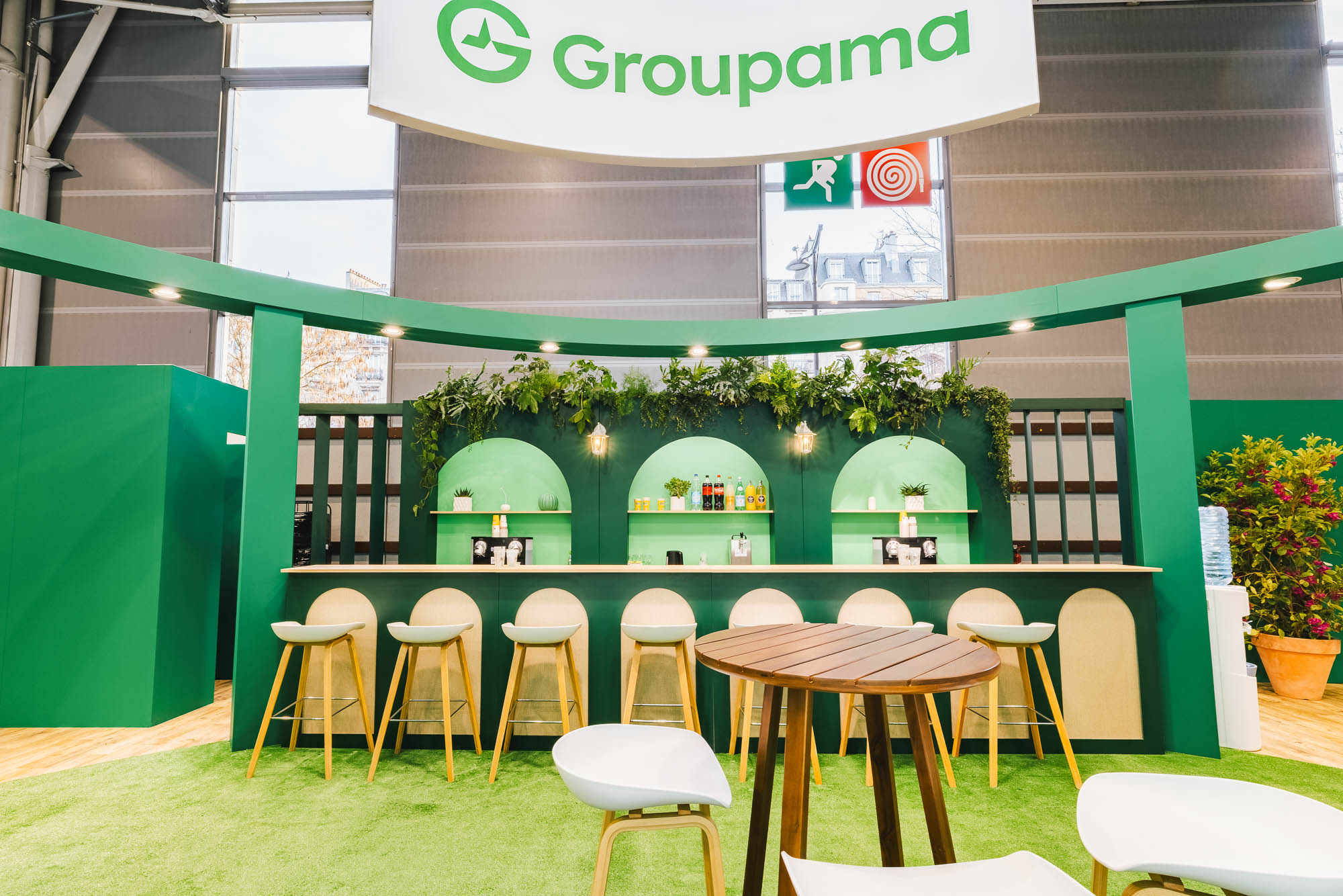 Stand Groupama Salon de l'agriculture