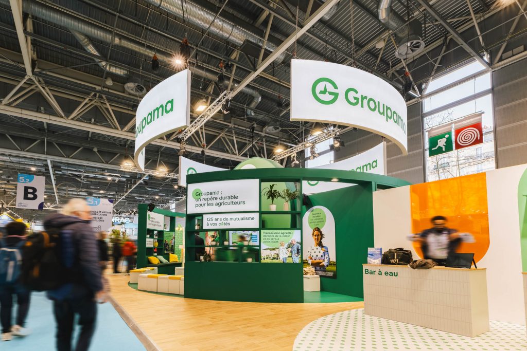 Stand sur Mesure Salon de l'agriculture AGora Groupama