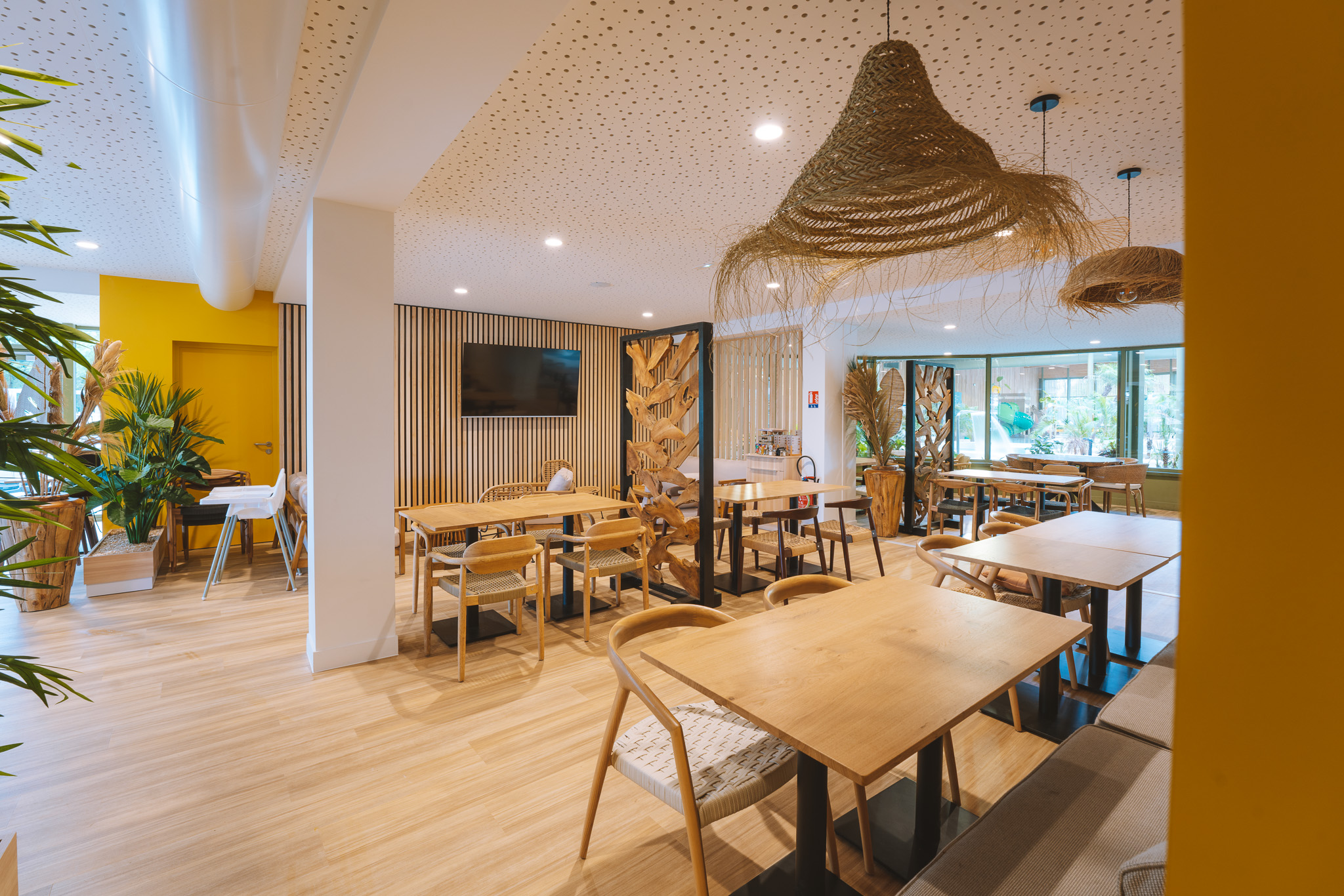 Agencement camping espace restaurant