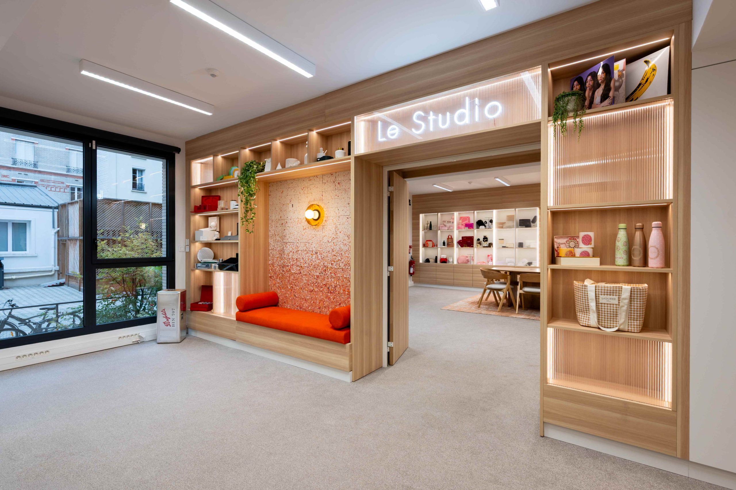 Agencement showroom Paris