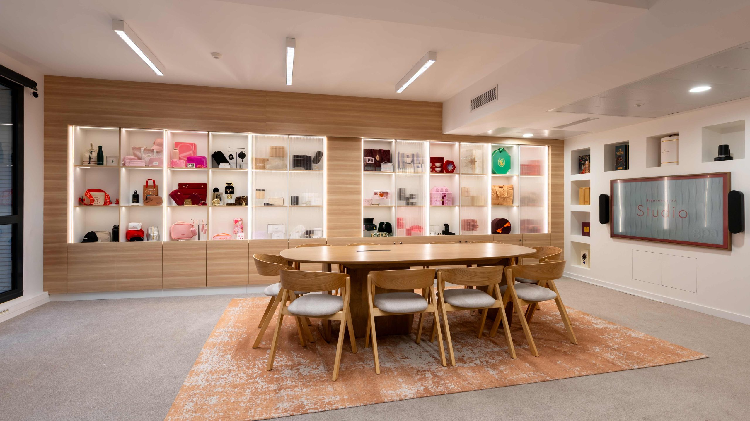Agencement showroom paris