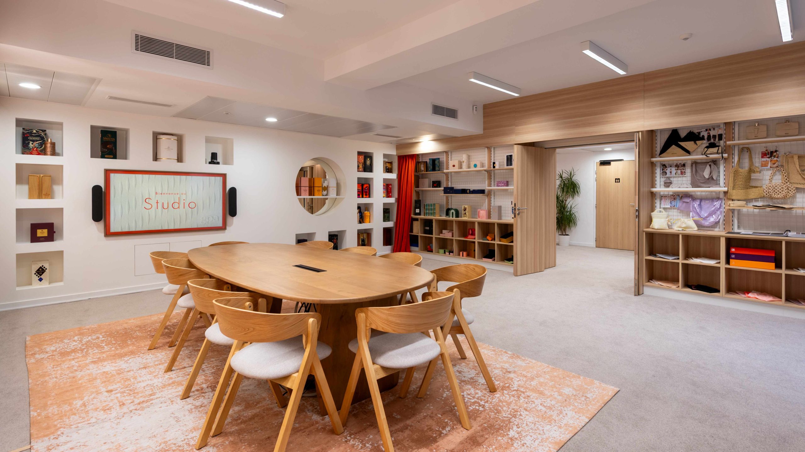 Agencement showroom paris